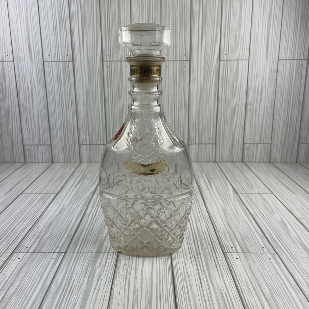 Collector‎ Vintage James E. Pepper Distillery Whiskey Decanter Empty Bottle
